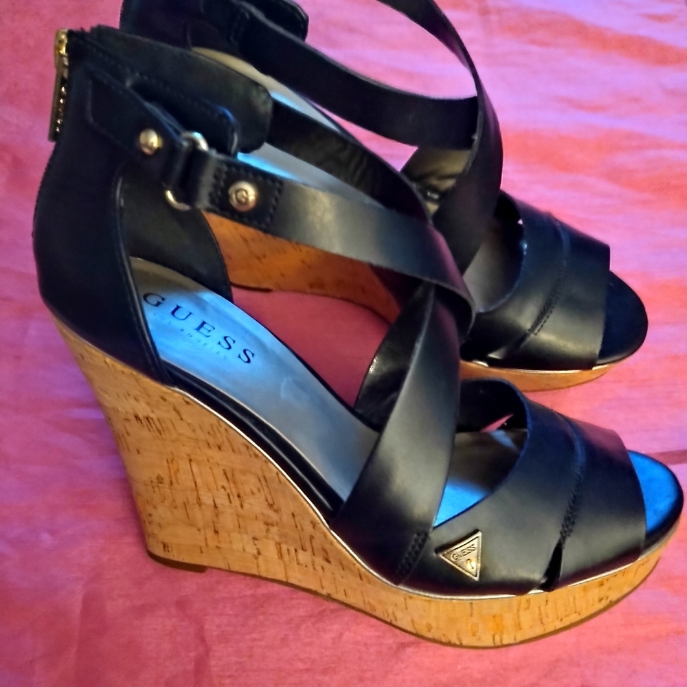 NEW Sexy Guess Wedge Heels & FREE Gift